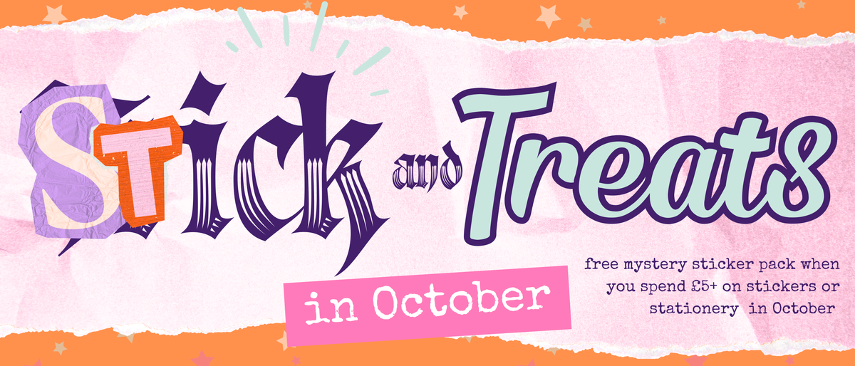 Stick & Treats - October offer for sticker lovers!