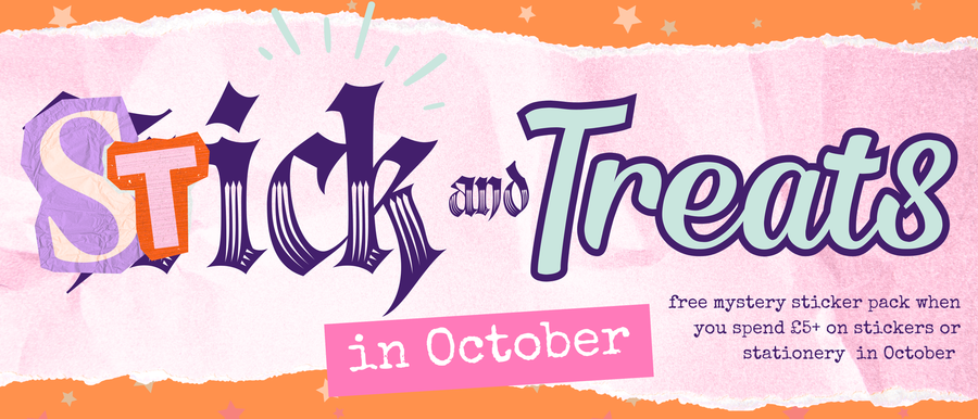 Stick & Treats - October offer for sticker lovers!