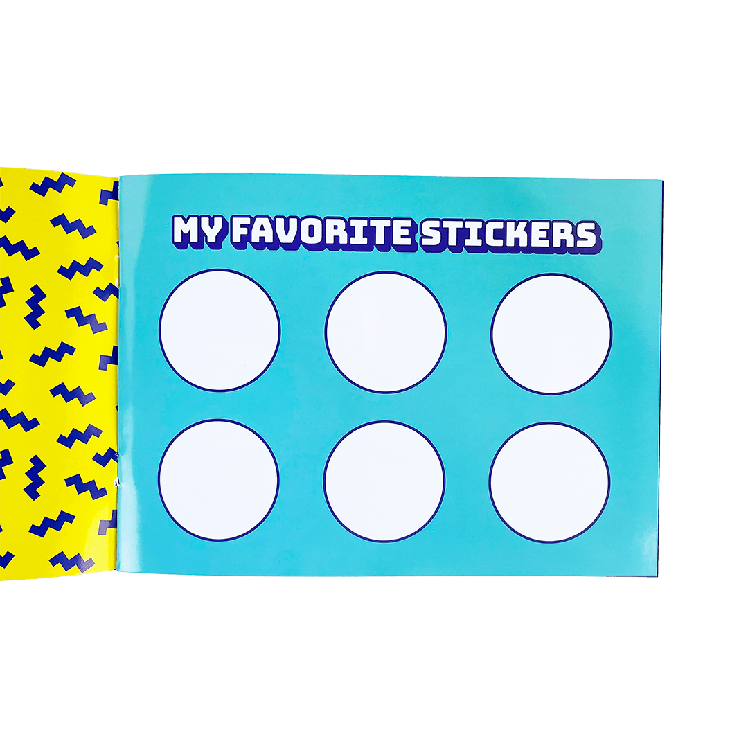 Colorful Cosmos Sticker Collector Album