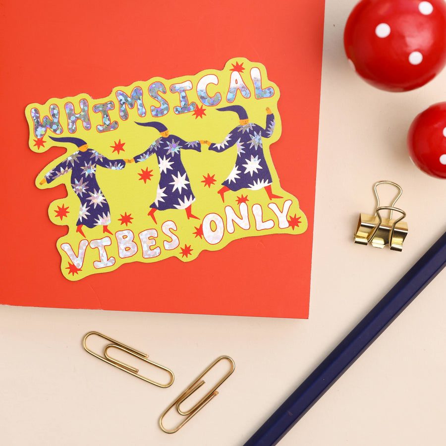Whimsical Vibes Only Sticker