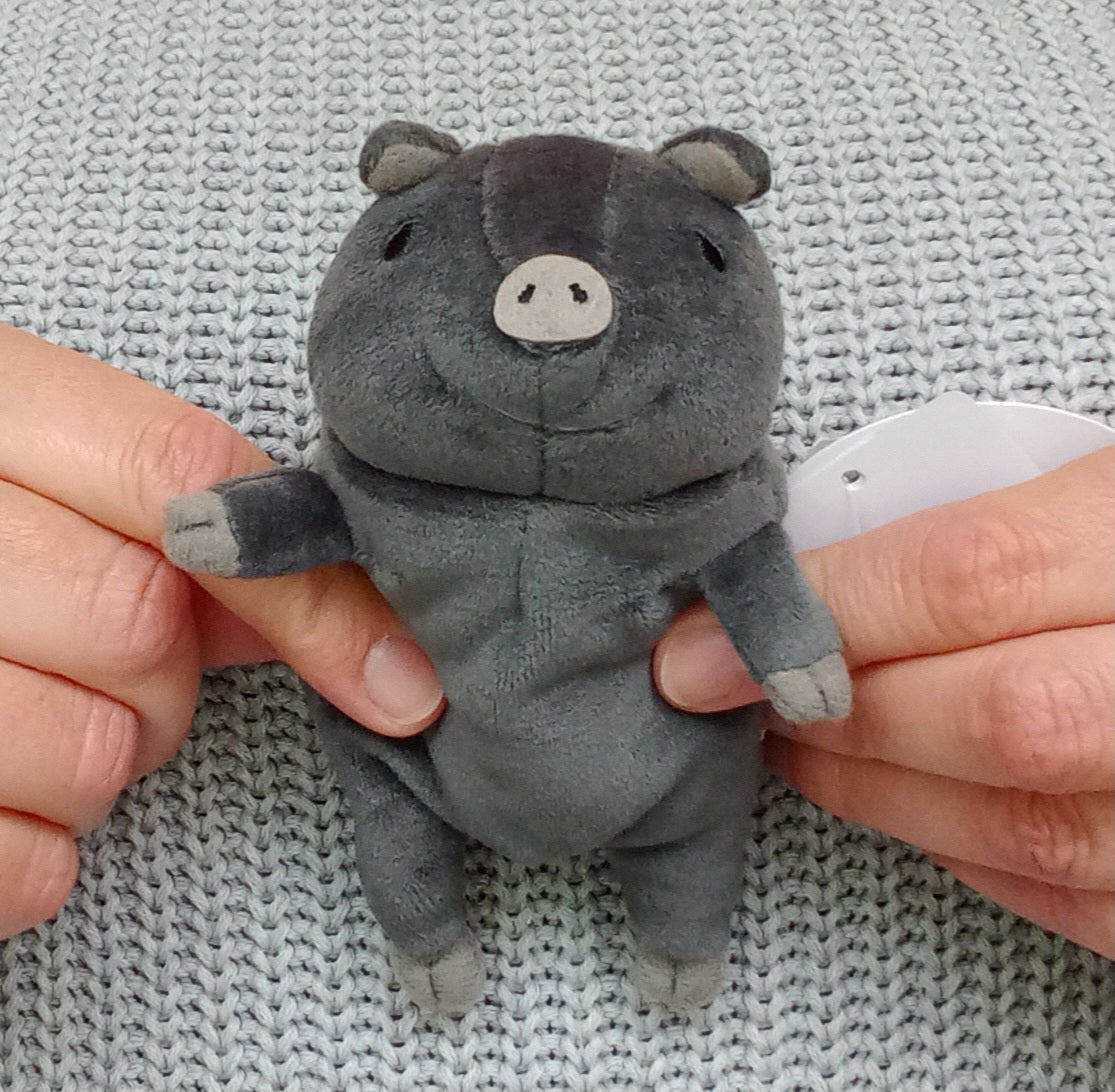 Mini Black Mochi Pig (13 cm)