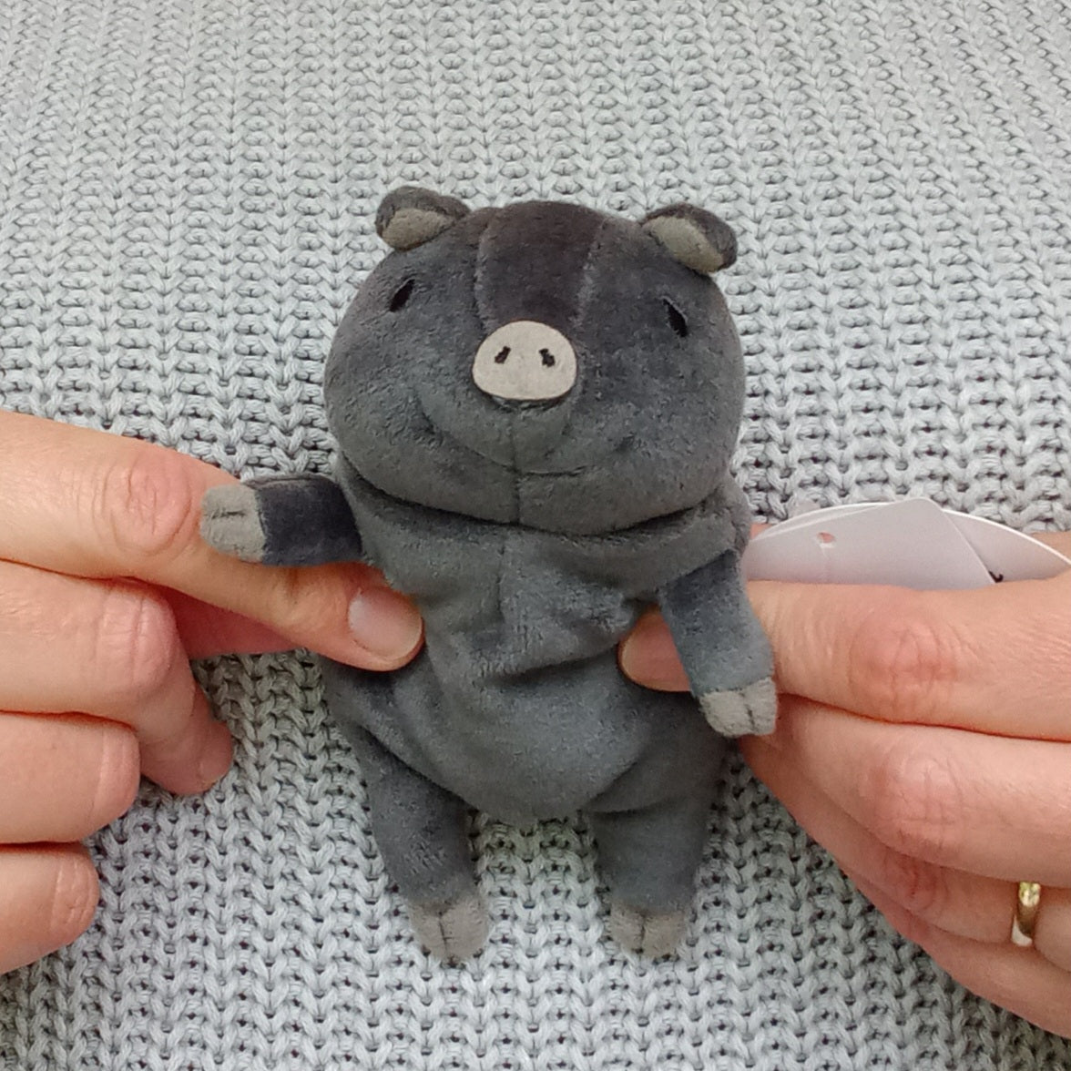 Mini Black Mochi Pig (13 cm)