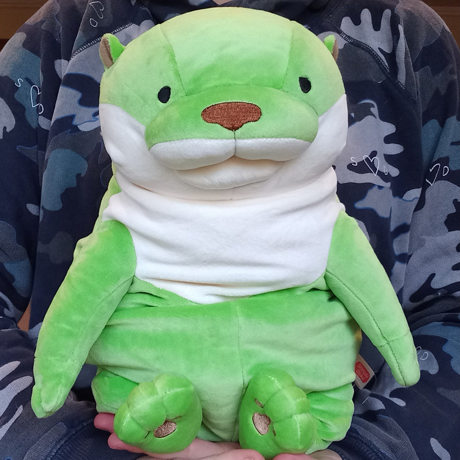 Large Matcha Green Mochi Otter (42 cm)