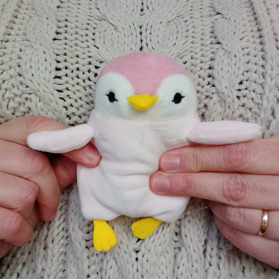 Mini Pink Mochi Penguin (13 cm)