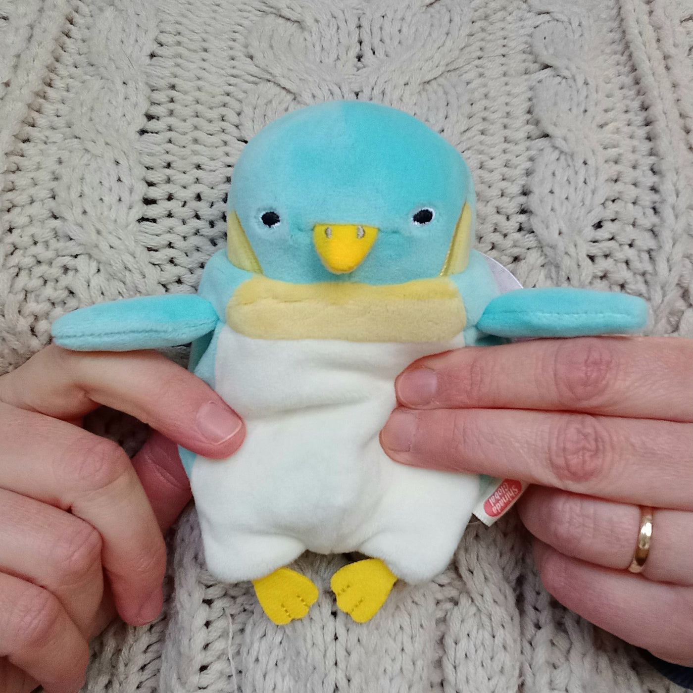 Mini Blue Mochi Penguin (13 cm)