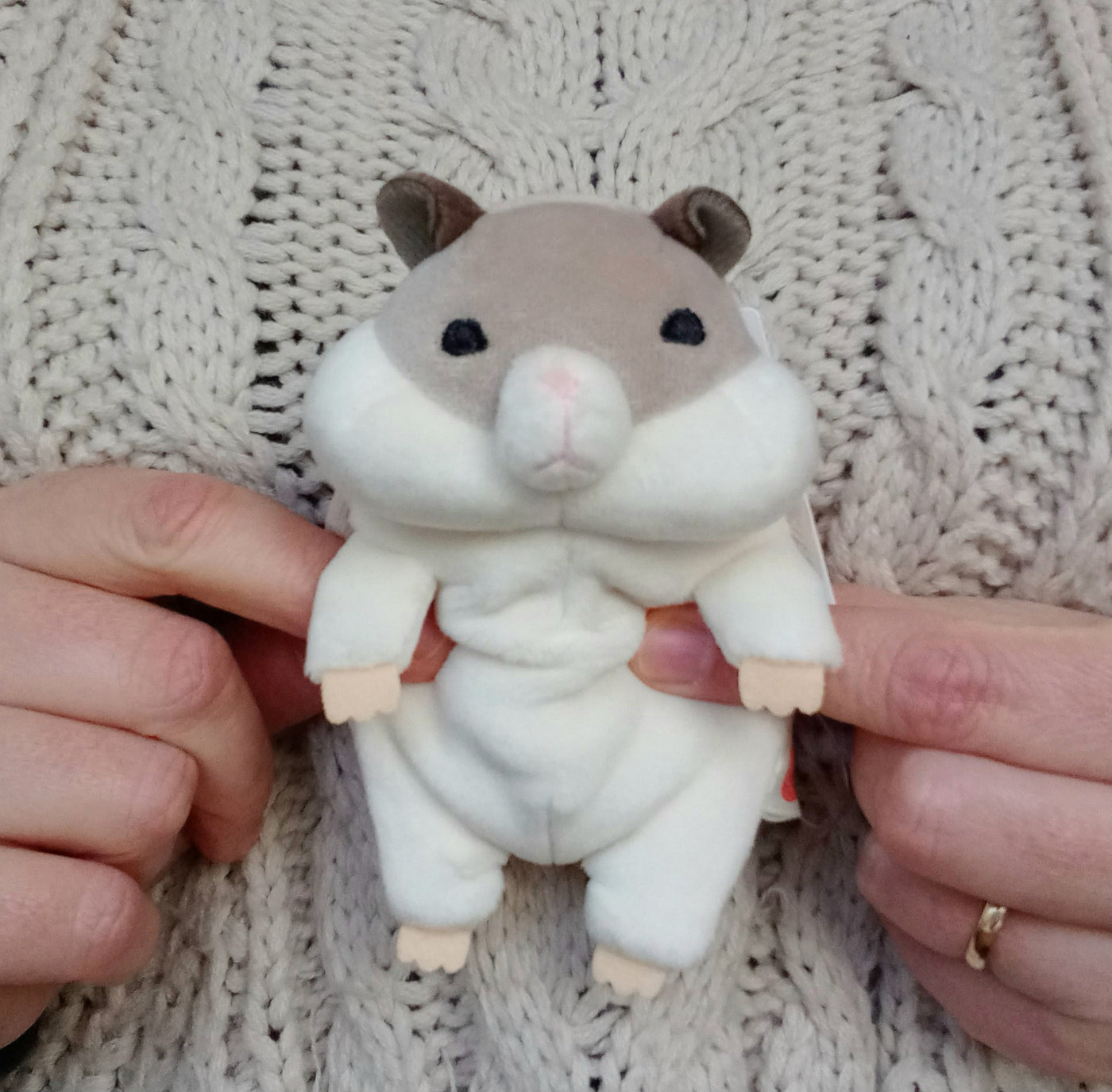 Mini Grey and White Hamster (13 cm)