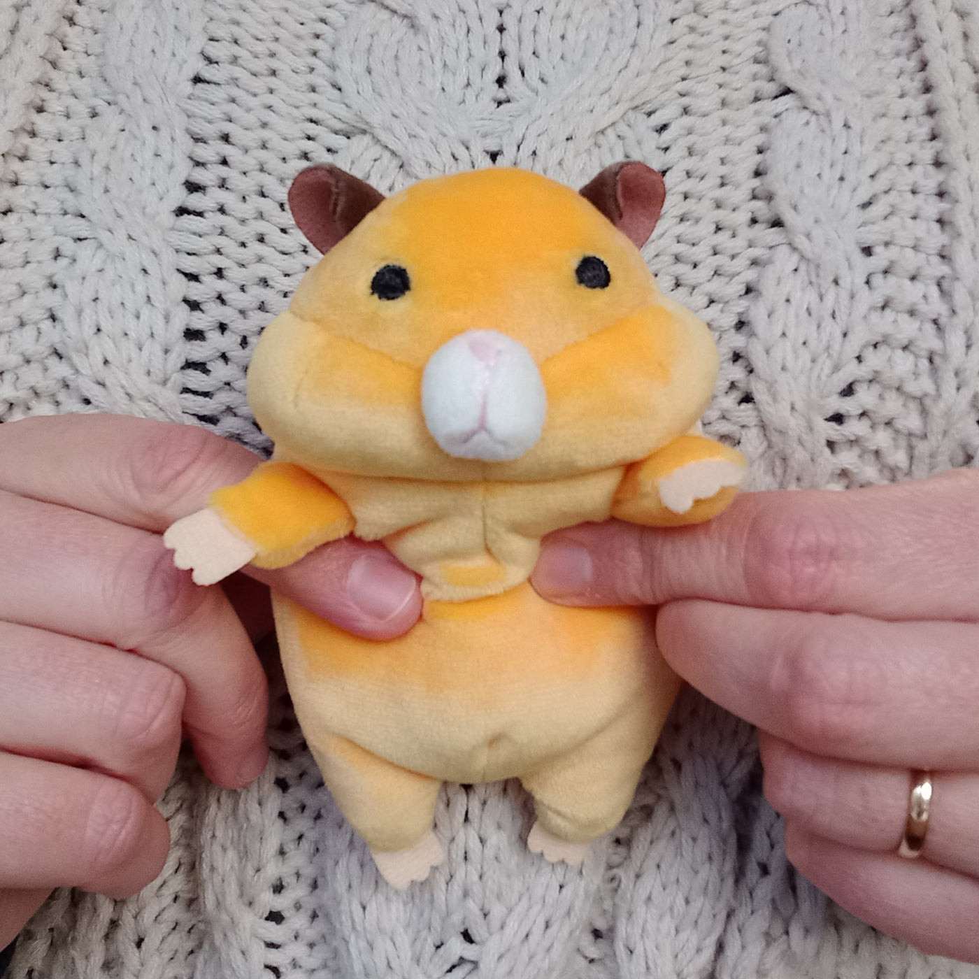 Mini Mochi Orange Hamster (13 cm)