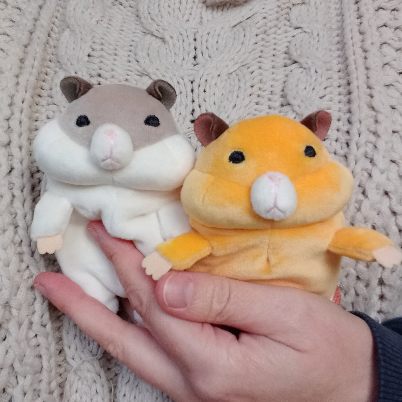 Mini Mochi Orange Hamster (13 cm)