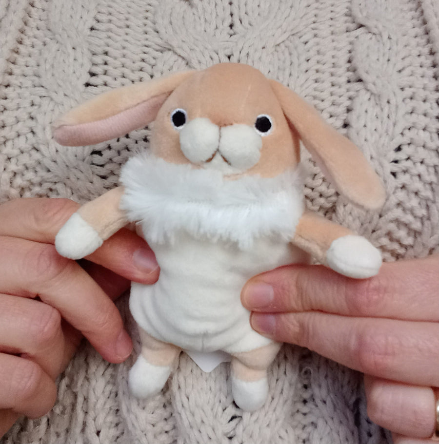 Mini Beige Mochi Lop-eared Bunny (13 cm)