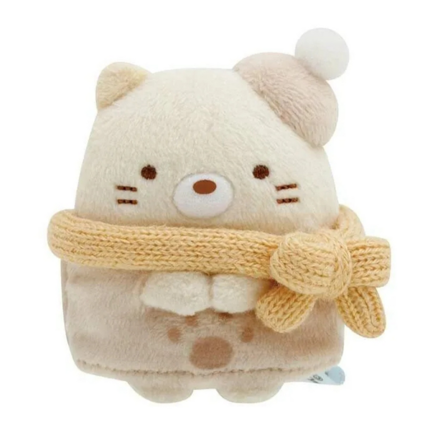 Sumikko Gurashi Sparkling Night Mini Cream Cat Plush (7cm)