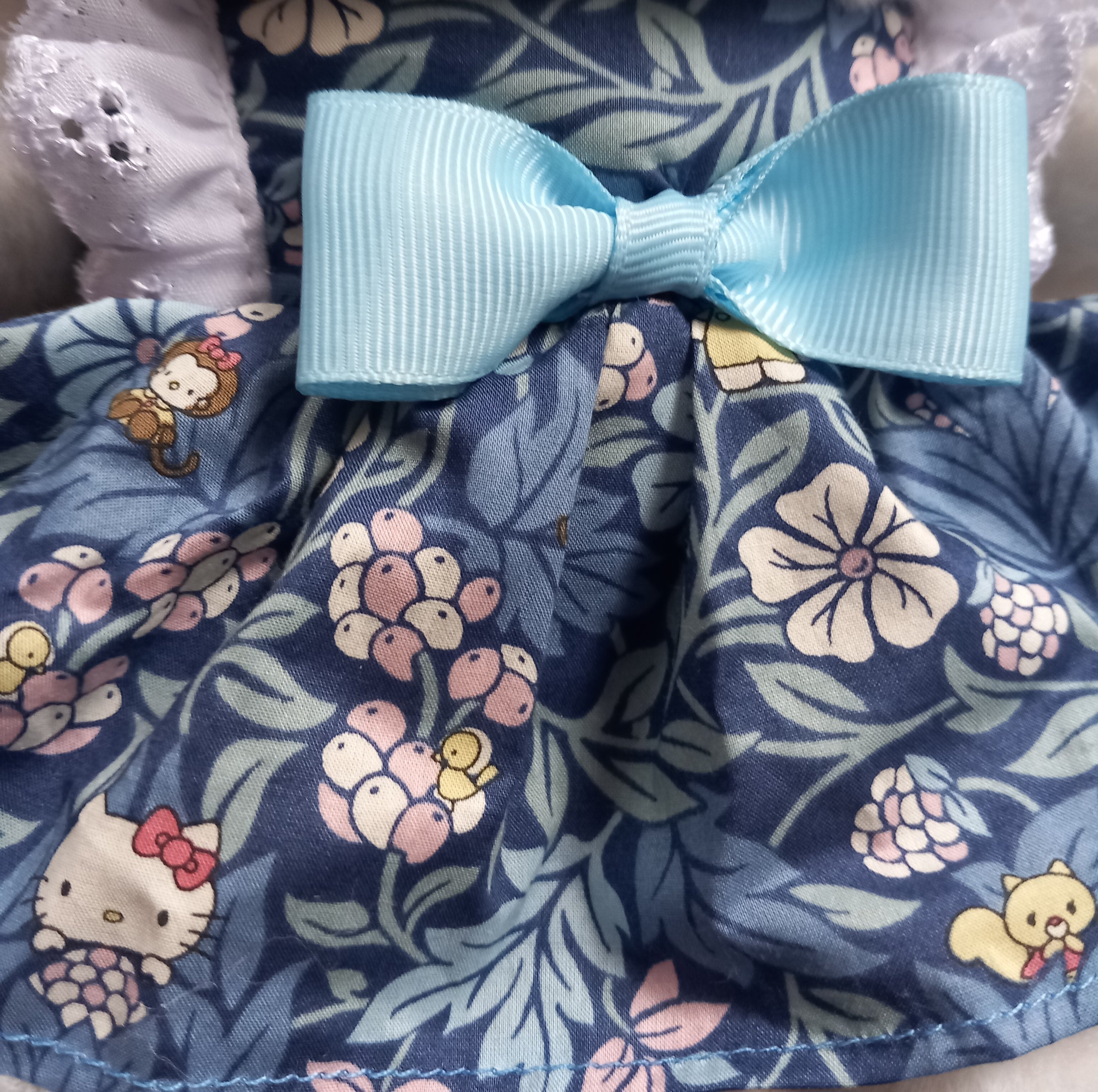 Hello Kitty Liberty Fabric Plush - Blue (23cm)