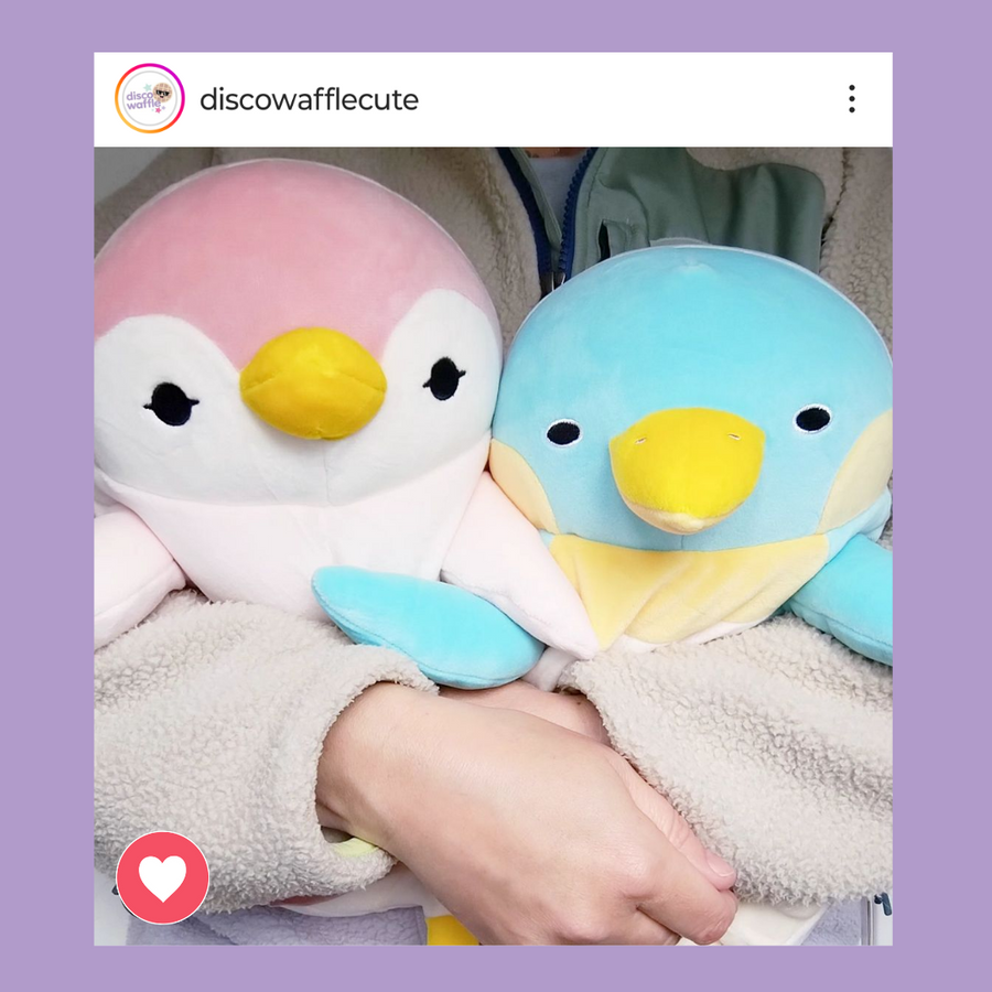 Large Pink Mochi Penguin (37 cm)