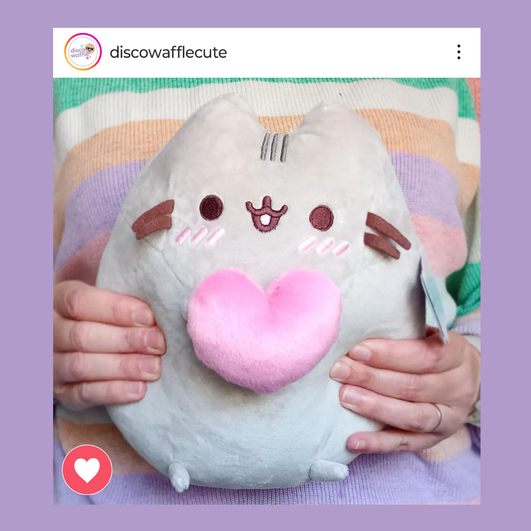 Pusheen with Heart Plush (24 cm)