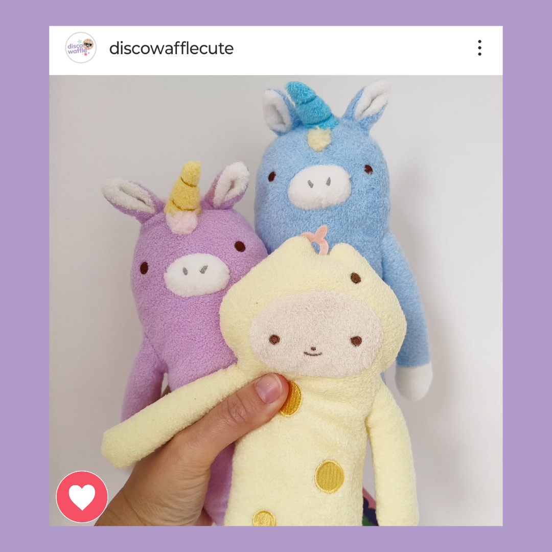 Fumofumo San Purple Unicorn (20cm)