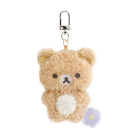 Mini Fluffy Rilakkuma Bear Keychain Plush (8cm)