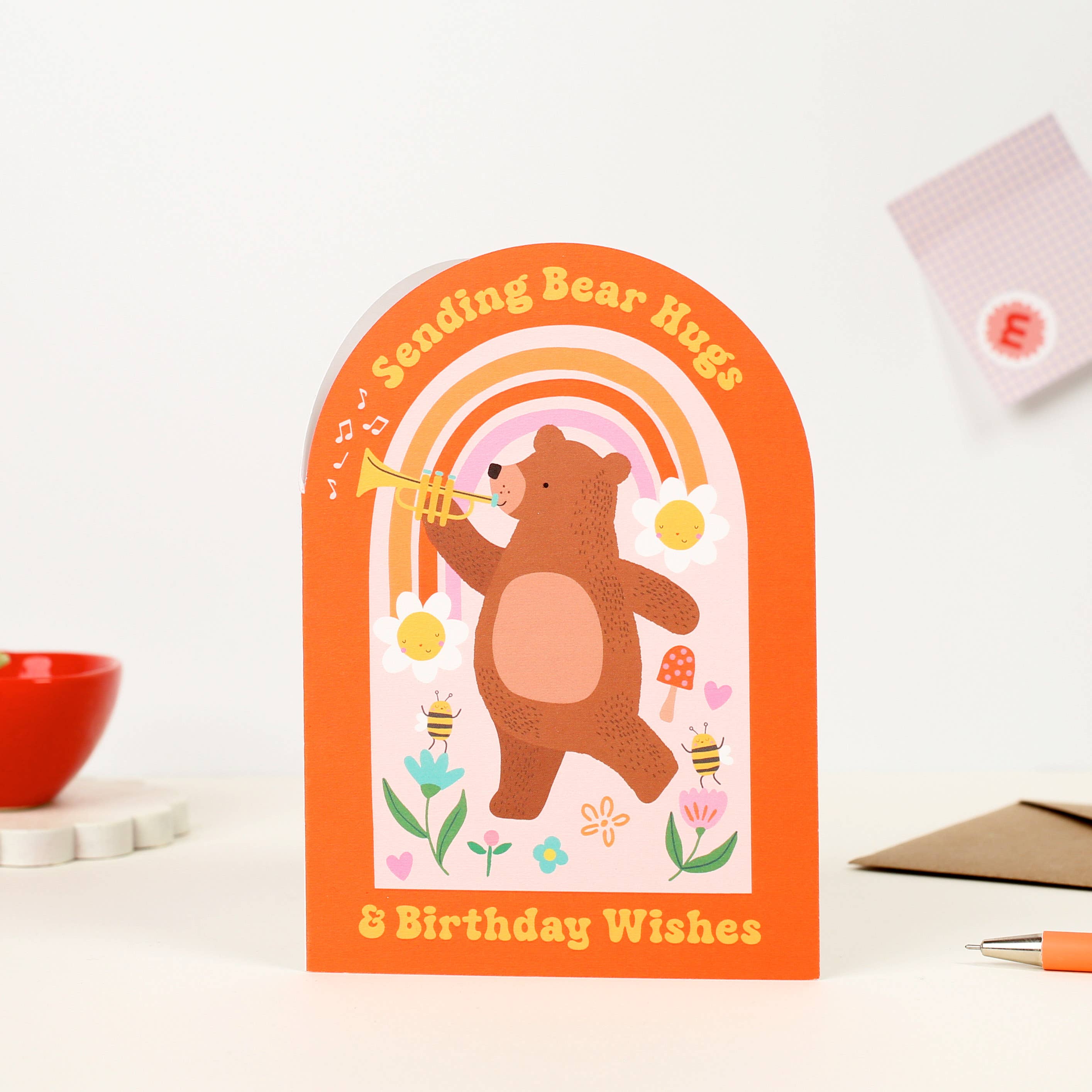 Bear Hugs Birthday Card