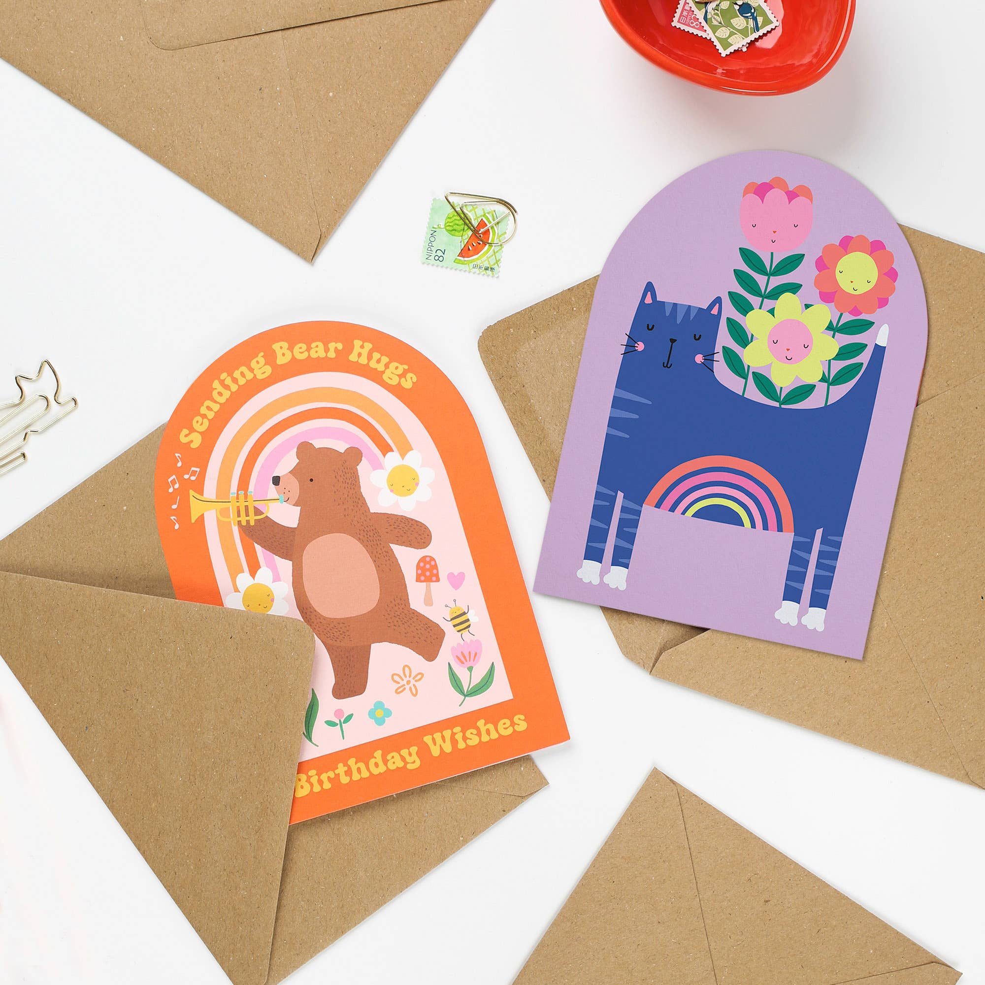Bear Hugs Birthday Card