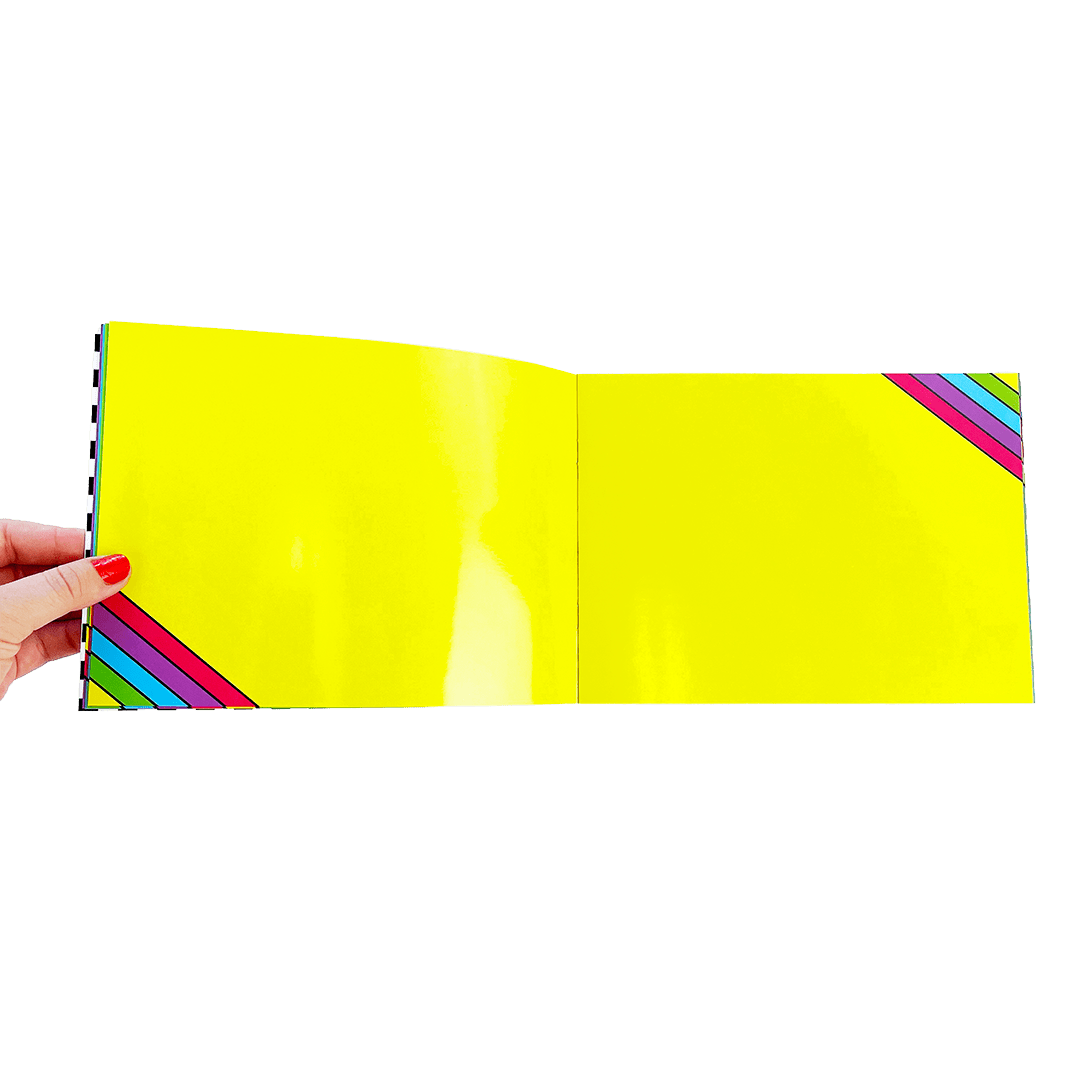 Retro Rainbow Sticker Collector Album