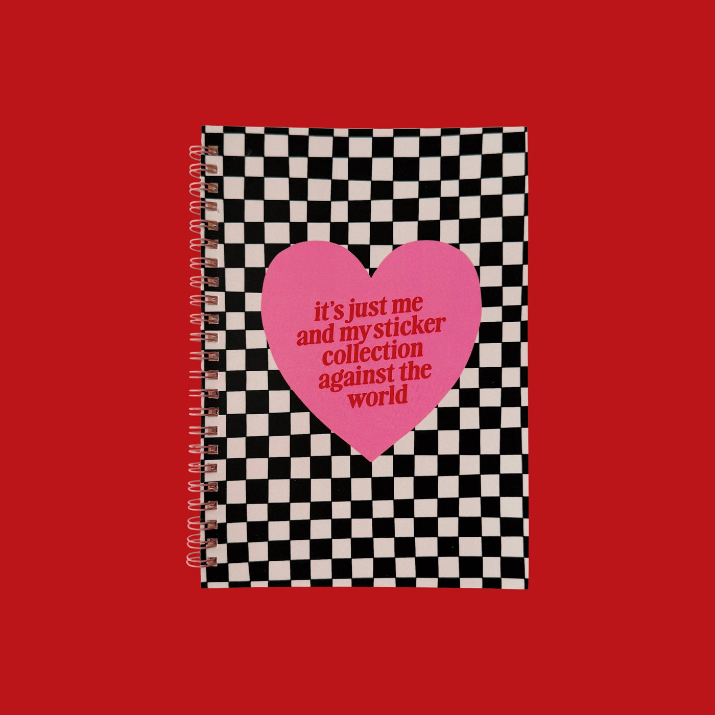 It's Just Me and My Sticker Collection Against The World A5 Sticker Album