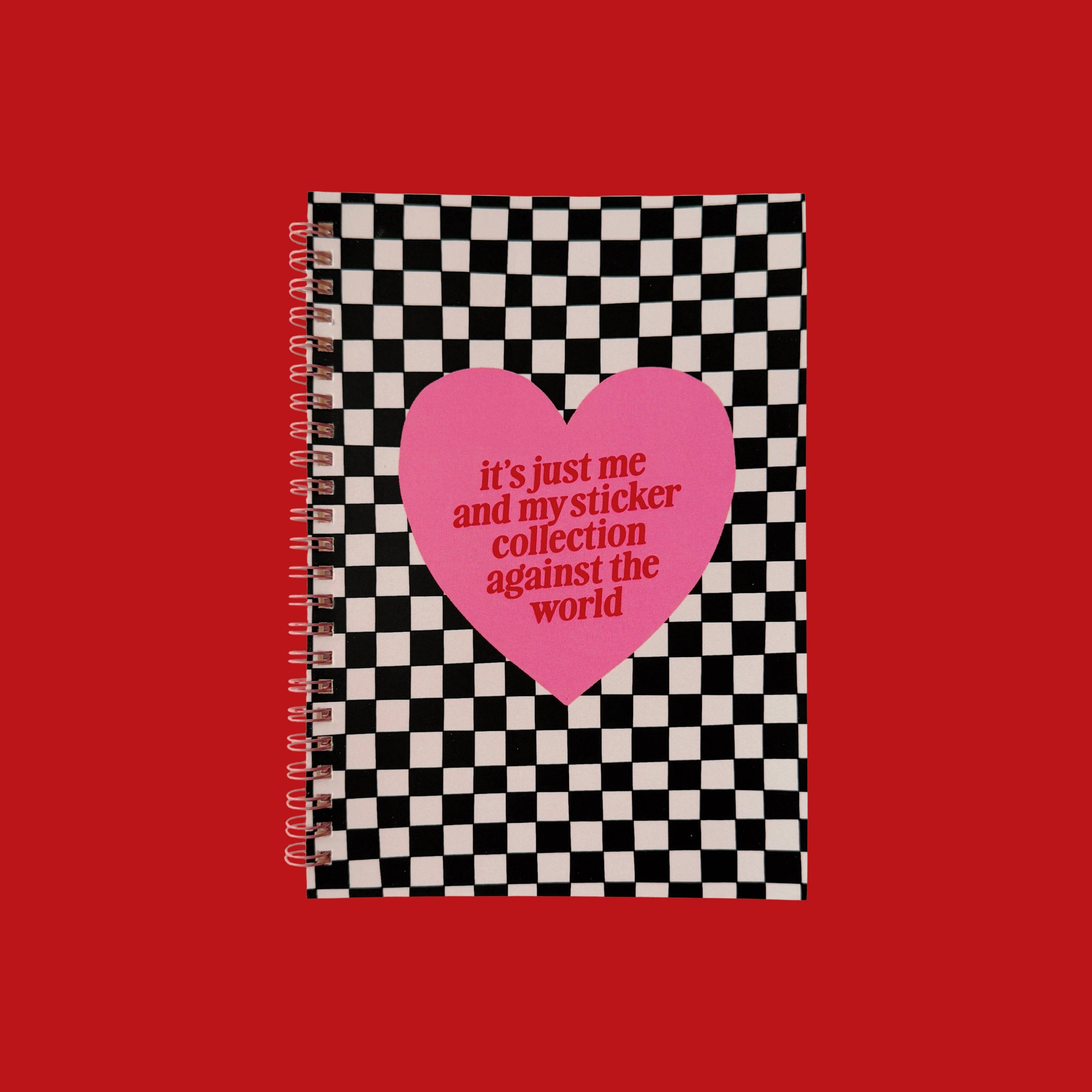 It's Just Me and My Sticker Collection Against The World A5 Sticker Album