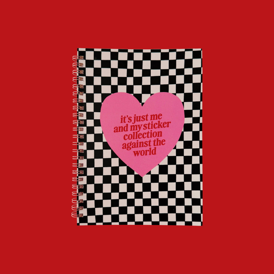 It's Just Me and My Sticker Collection Against The World A5 Sticker Album