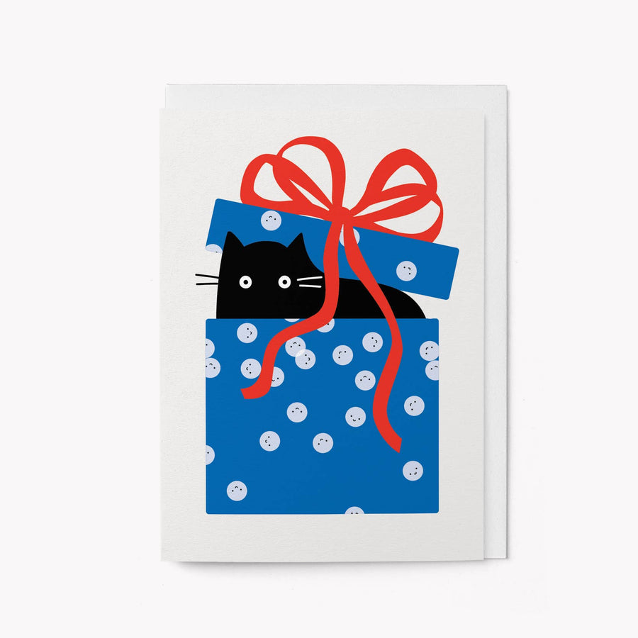 Surprise Cat Birthday Card