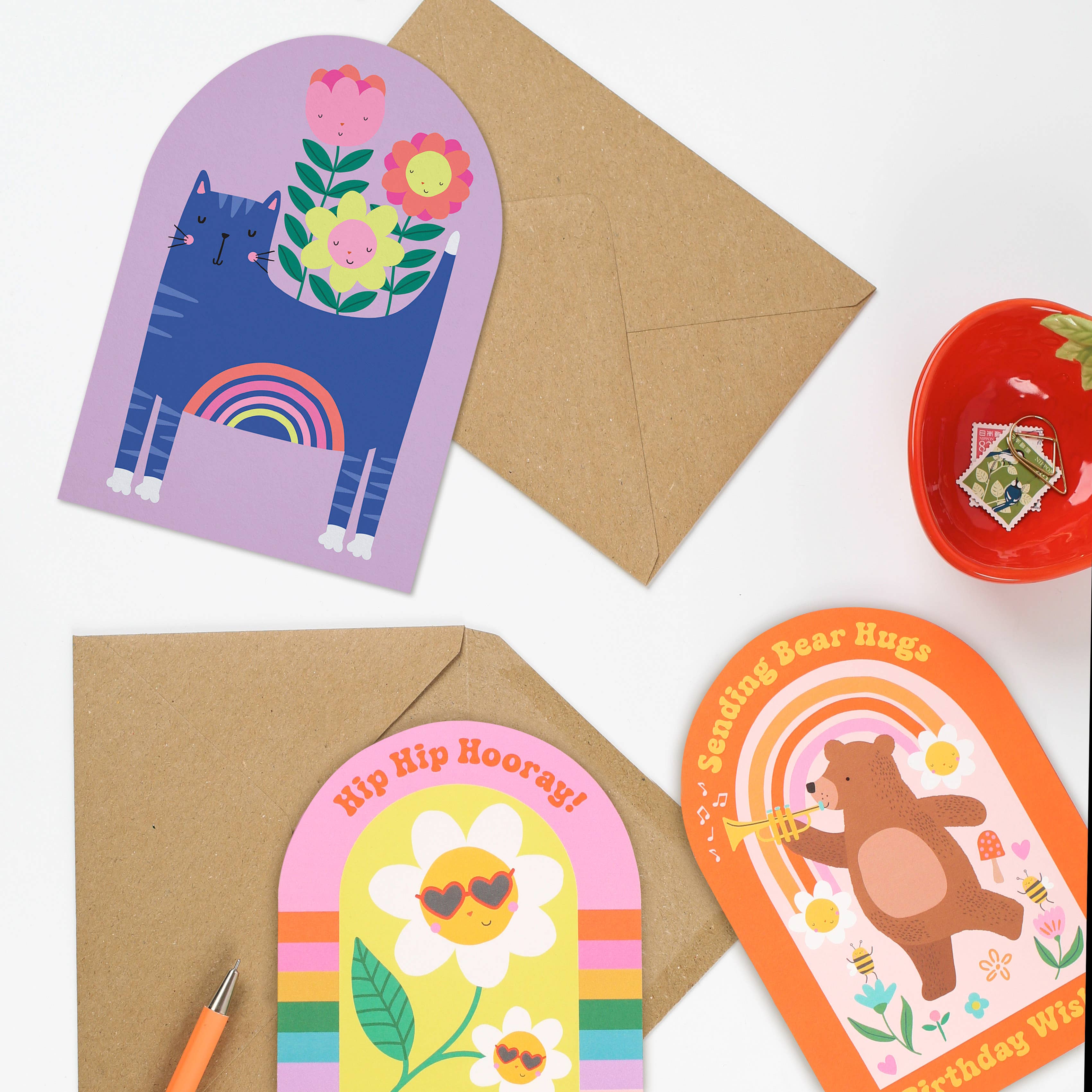 Bear Hugs Birthday Card