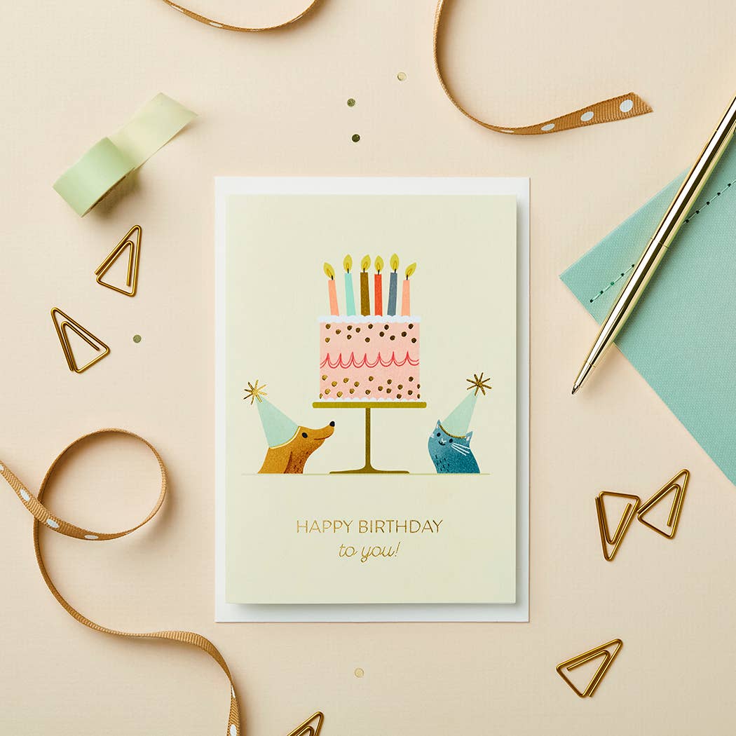 Party Pets Birthday Card