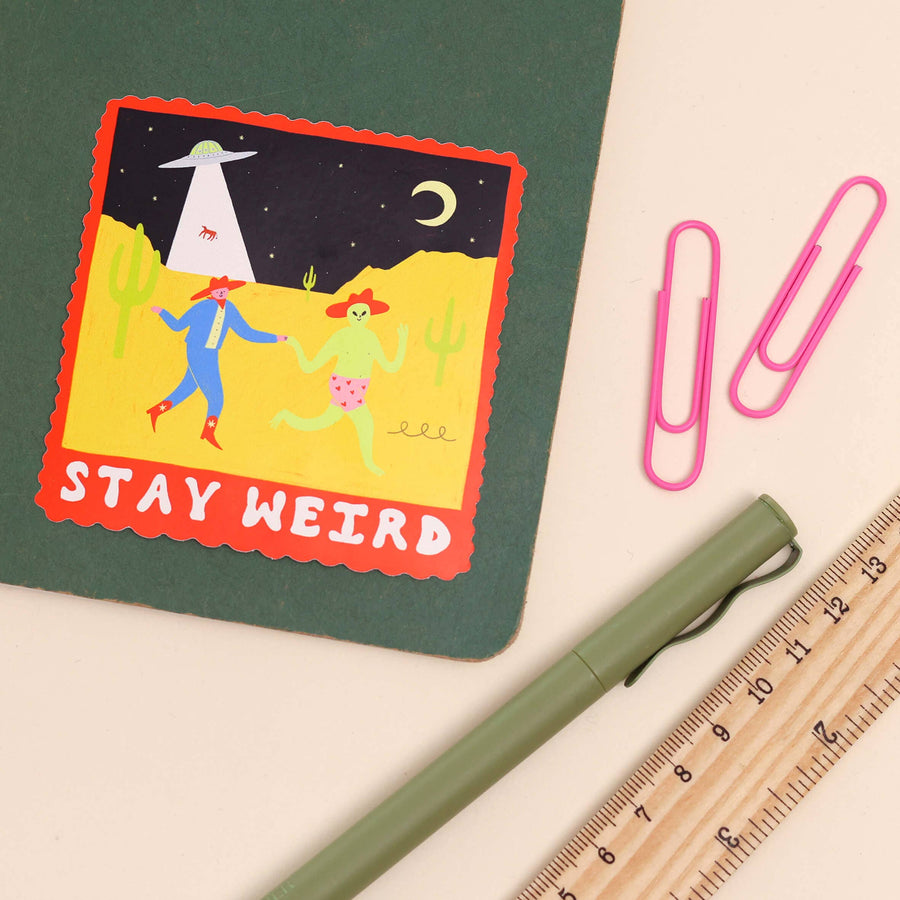 Stay Weird Sticker