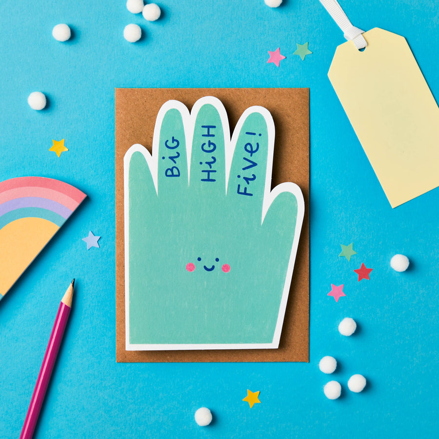 Big High Five Congratulations Card