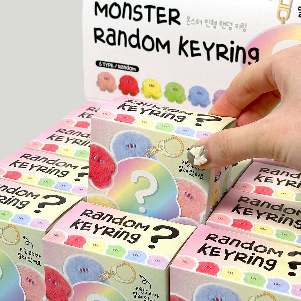 Blind Box Monster Plush Keychain (7 cm)