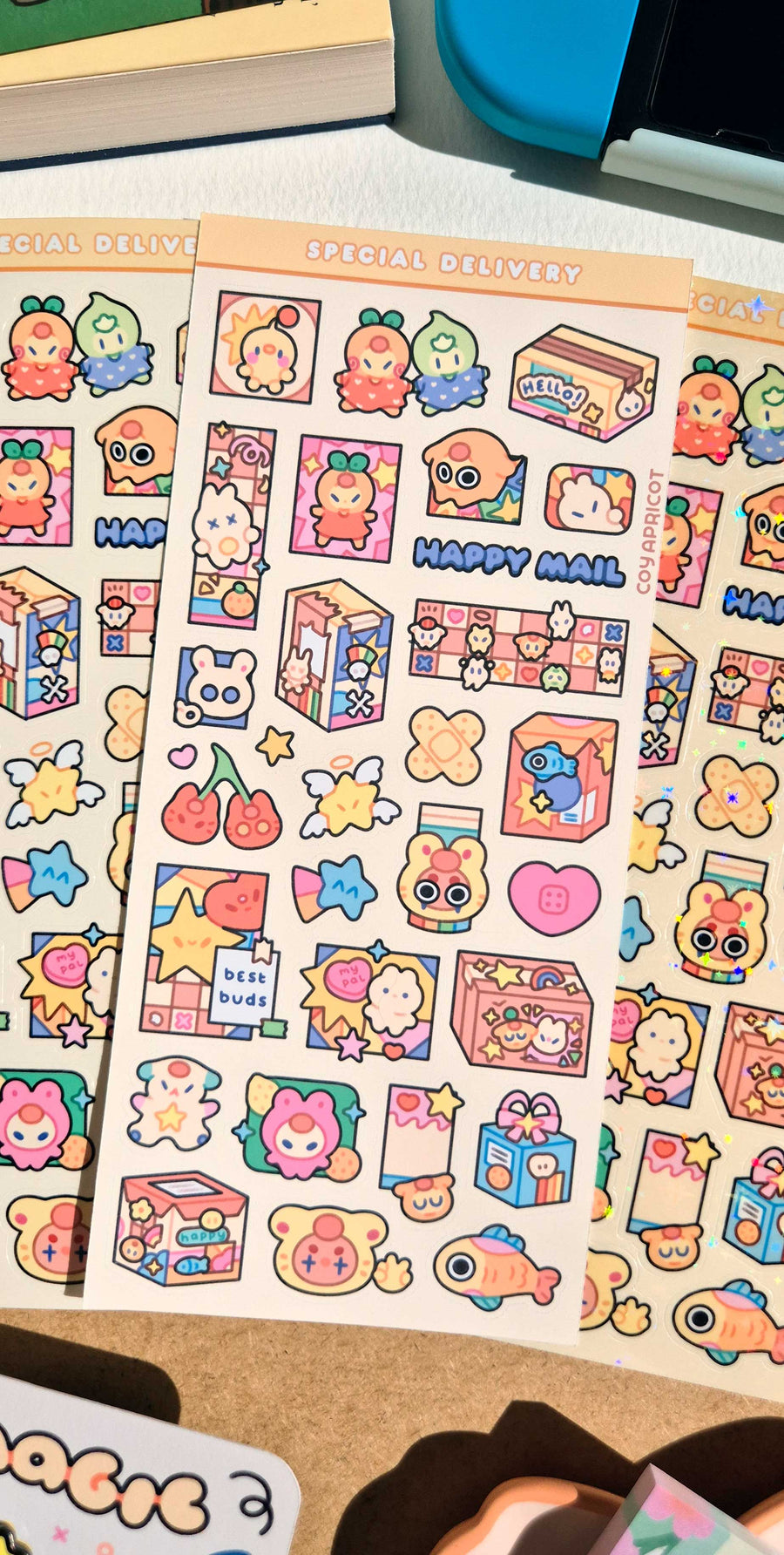 Special Delivery Holographic Stickers