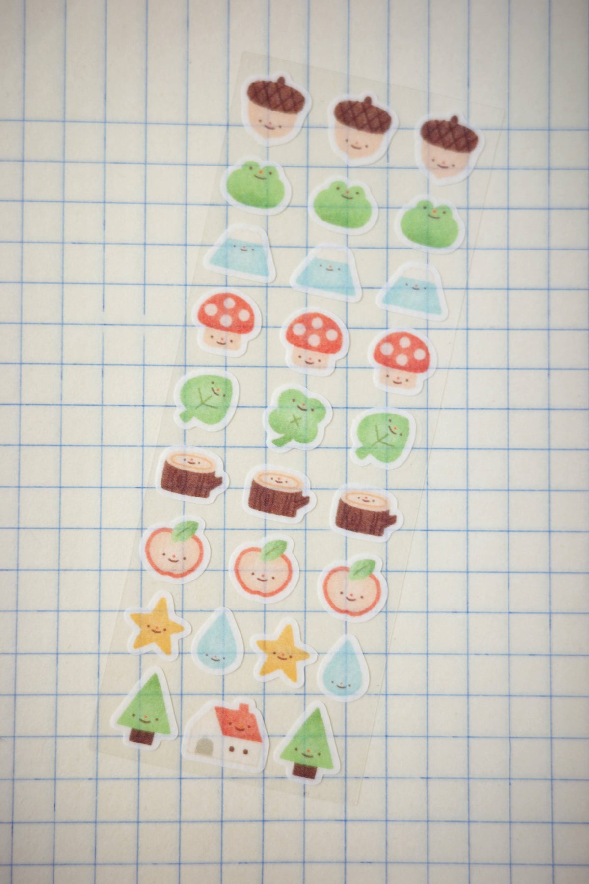 Little Forest Washi Sticker Sheet