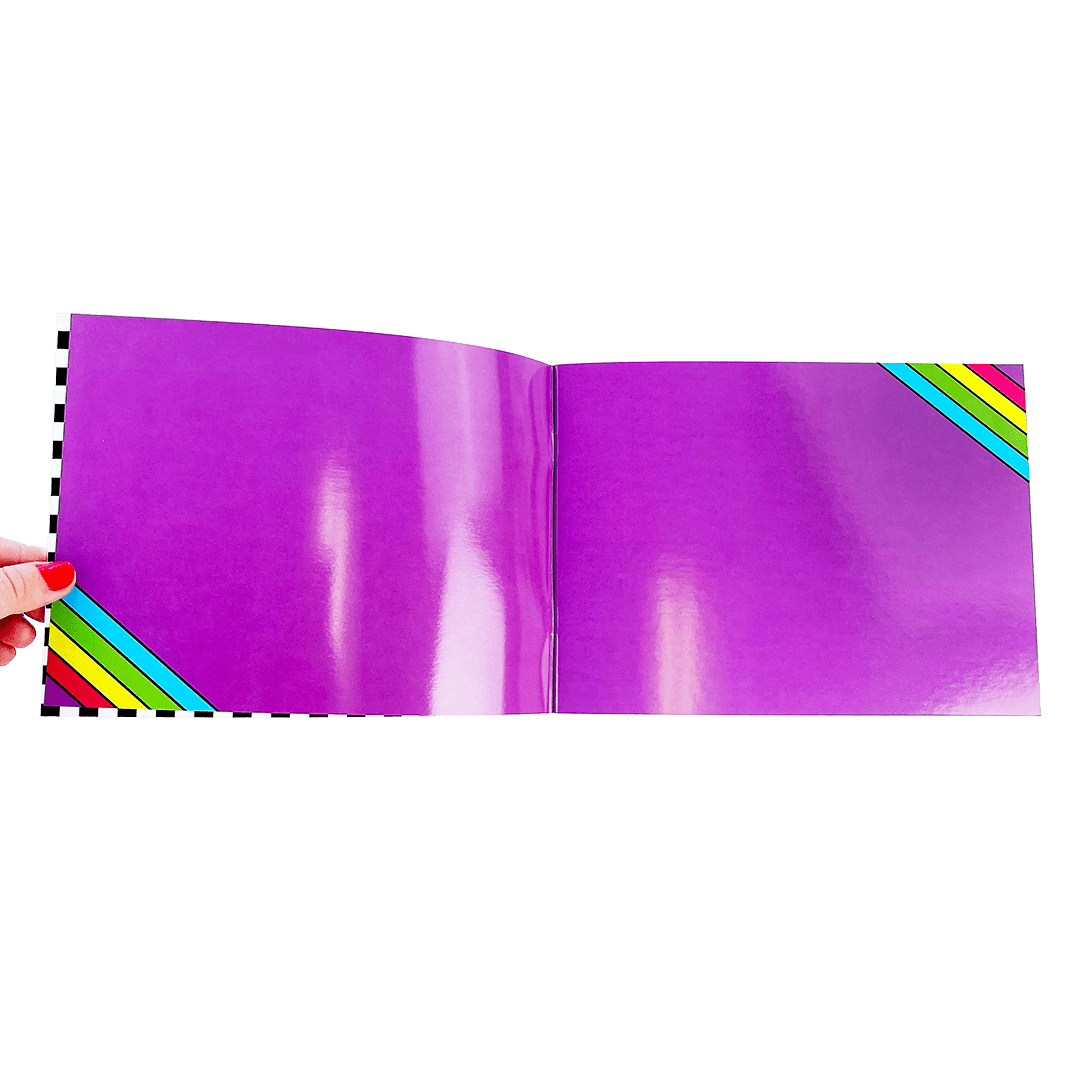 Retro Rainbow Sticker Collector Album