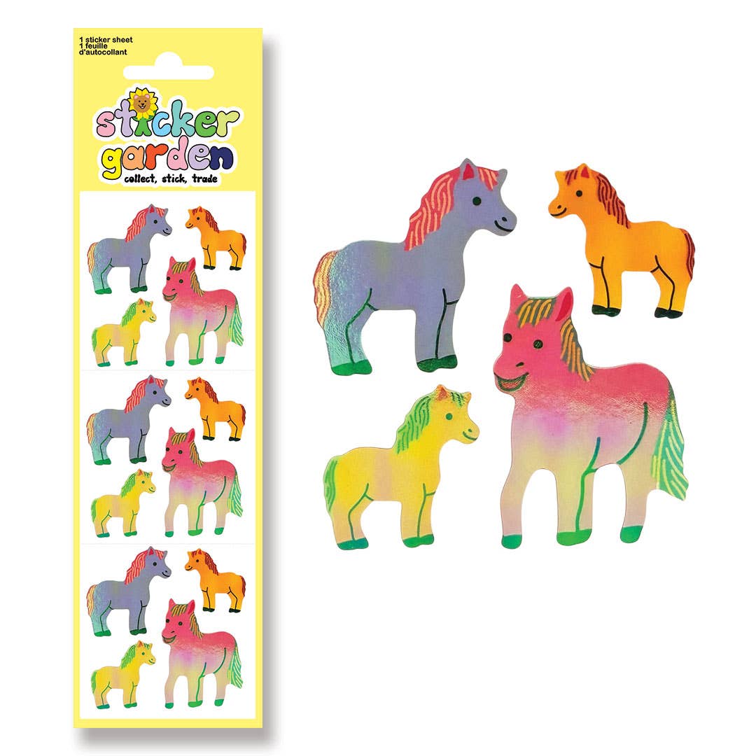 Jewel Ponies Shiny Stickers