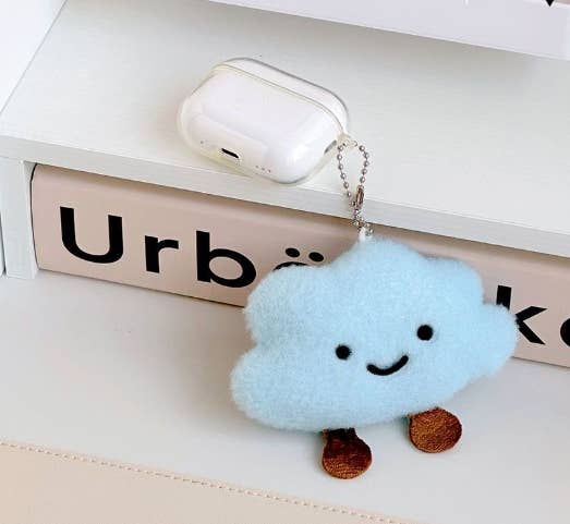 Fluffy Cloud Plush Keychain (11 cm)
