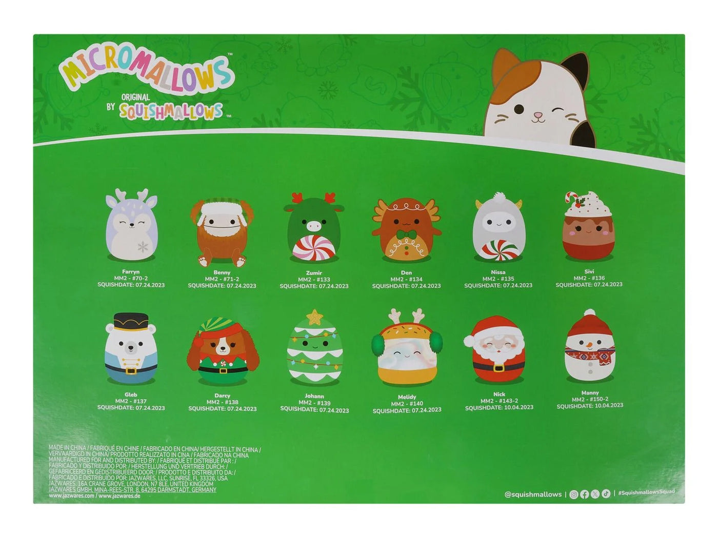 Micromallows (by Squishmallows) Advent Calendar