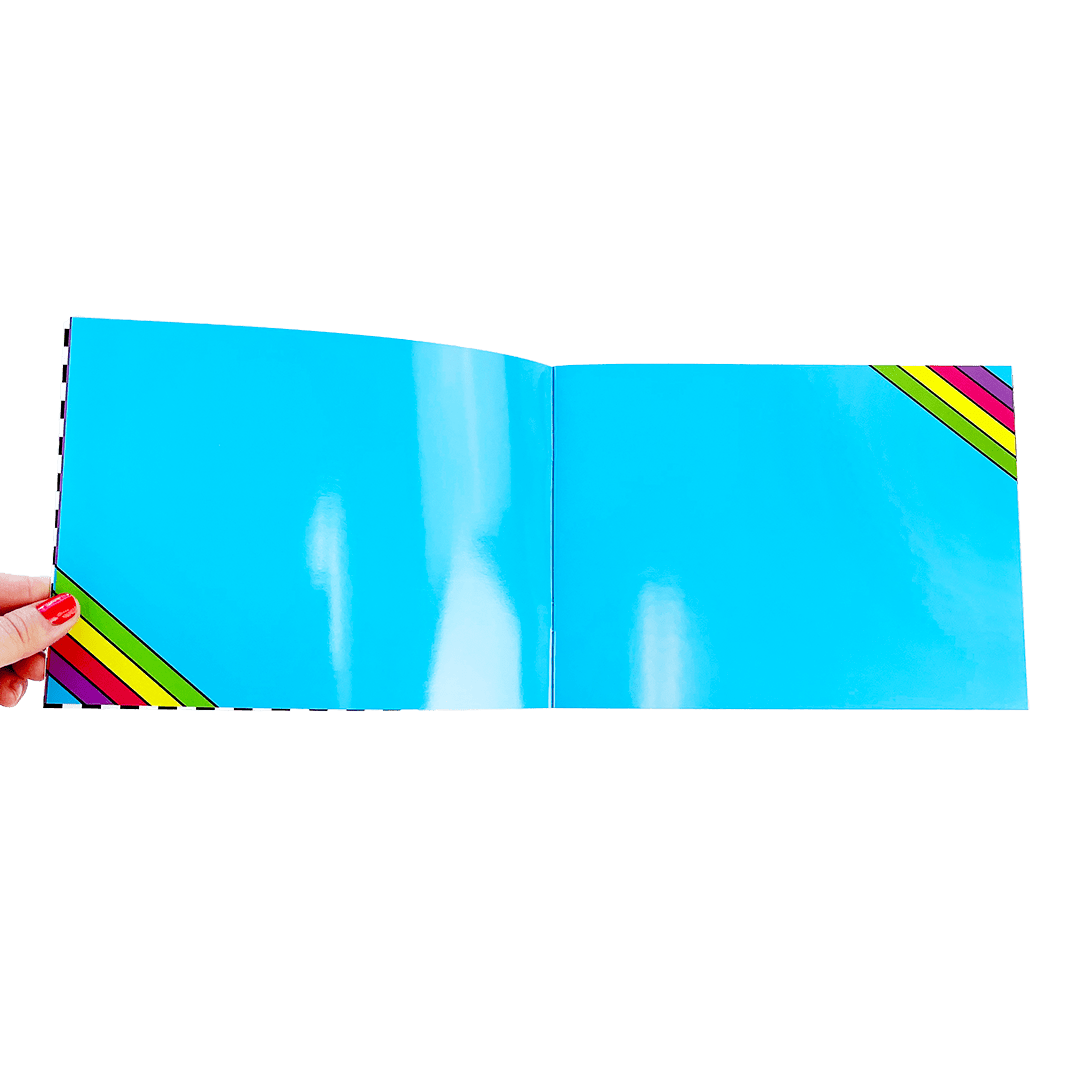 Retro Rainbow Sticker Collector Album