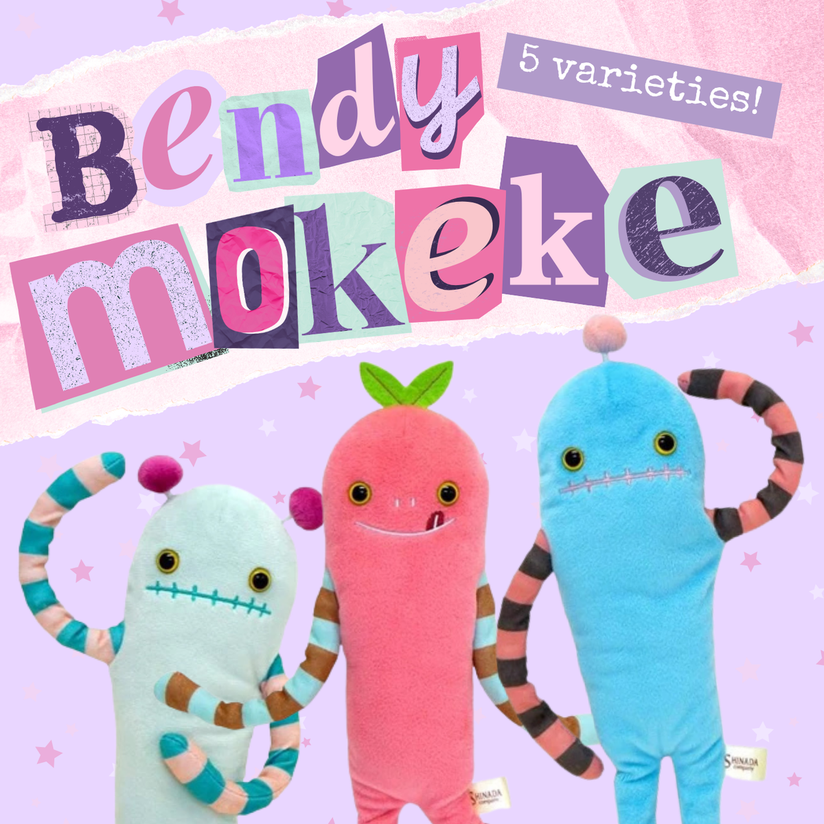 Bendy Mokeke Plush (25cm)