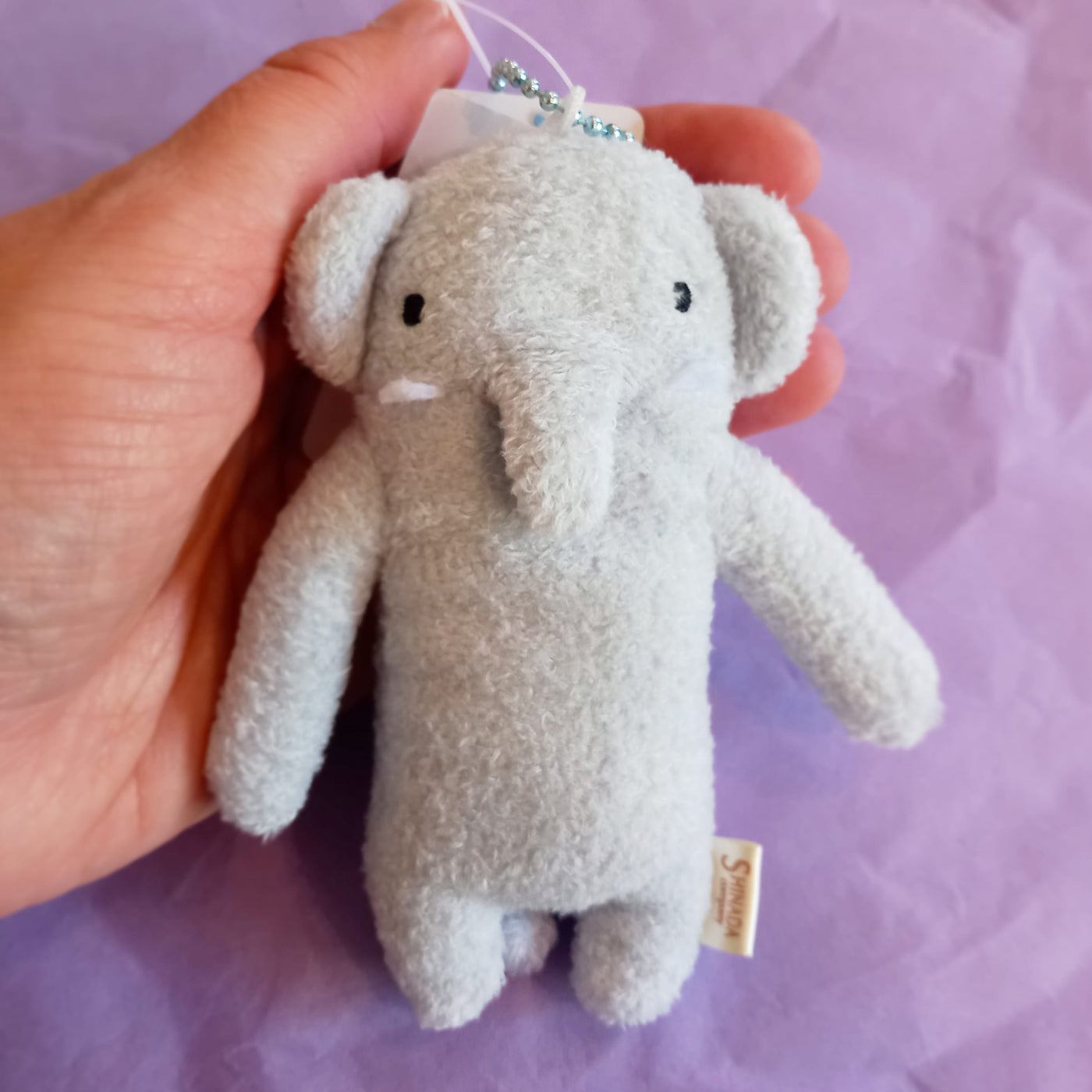 Fumofumo San Mini Blue Elephant Keychain (12cm)