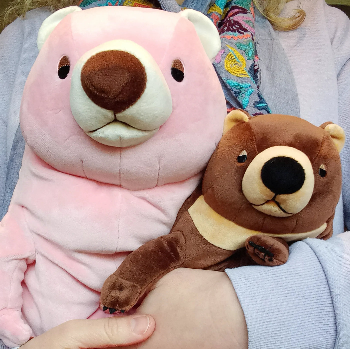 Large Pink Mochi Bear (38 cm)