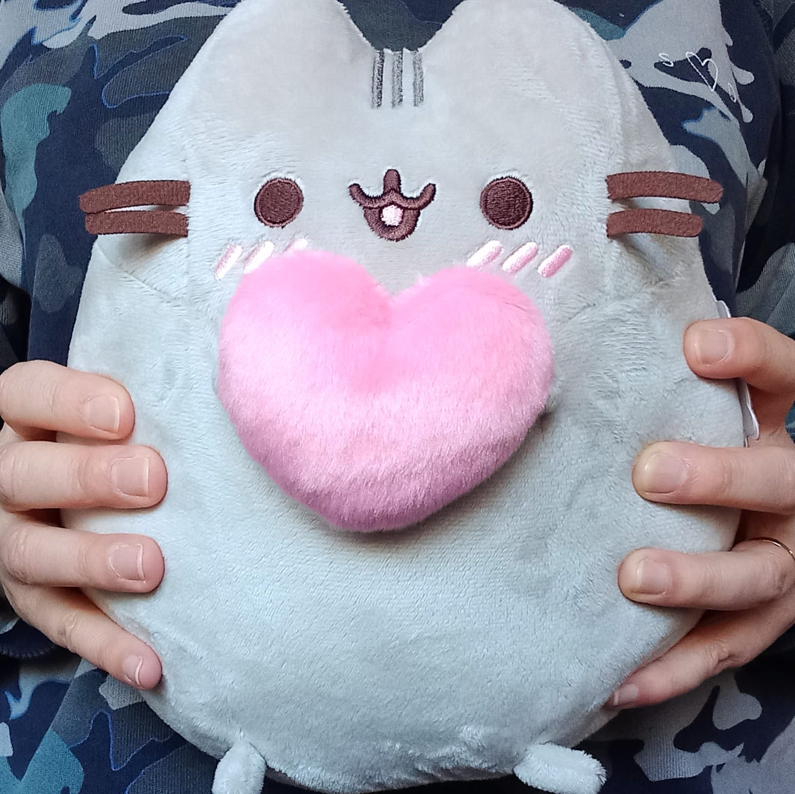 Pusheen heart plush hotsell