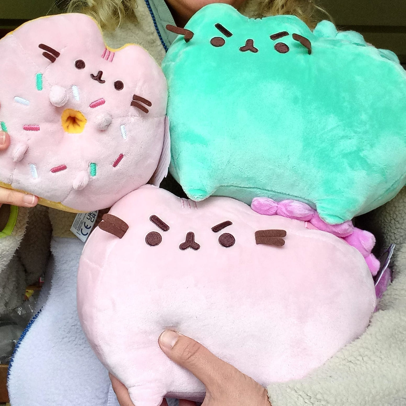 Pink Donut Pusheen Plush (14 cm)