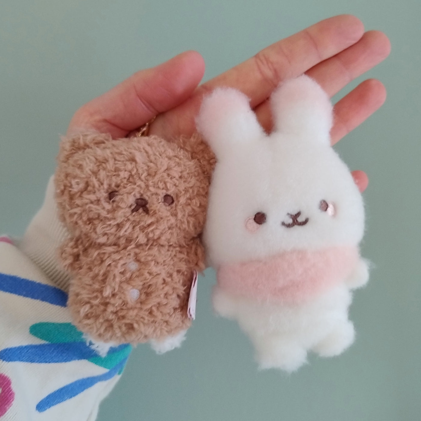 Sugarcocomuu Fluffy Bunny Keychain Plush (12cm)