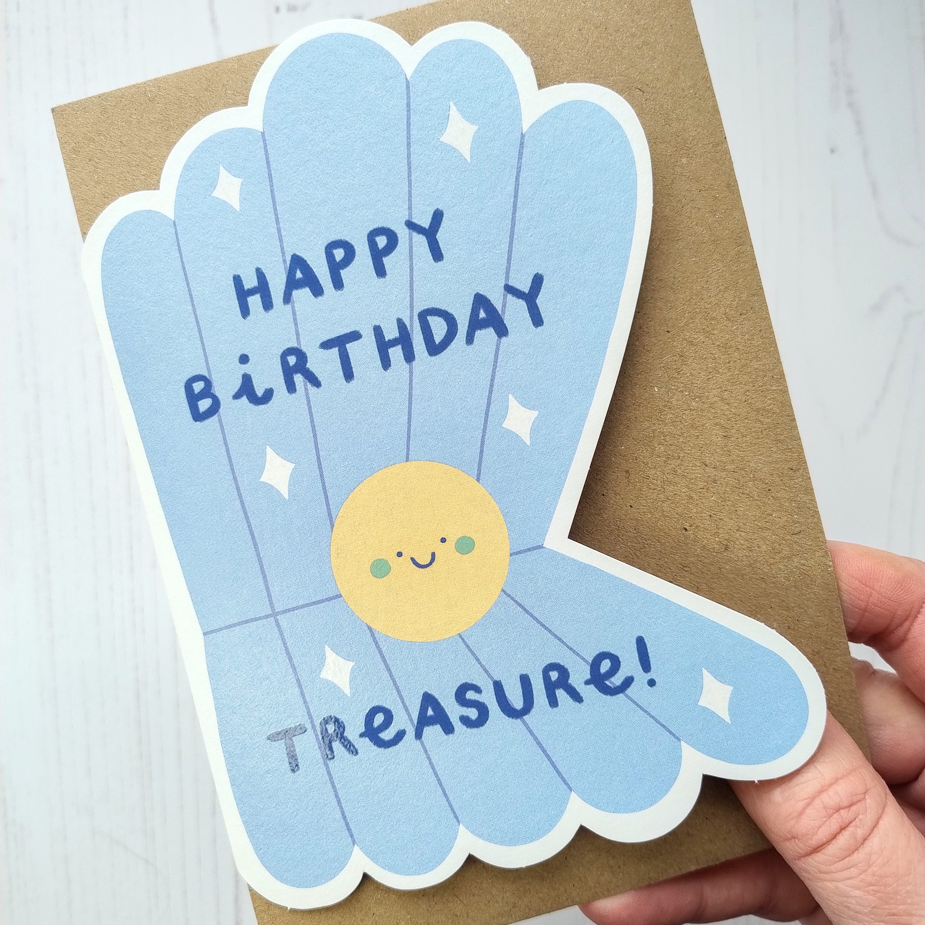 Treasure Pearl Birthday Card