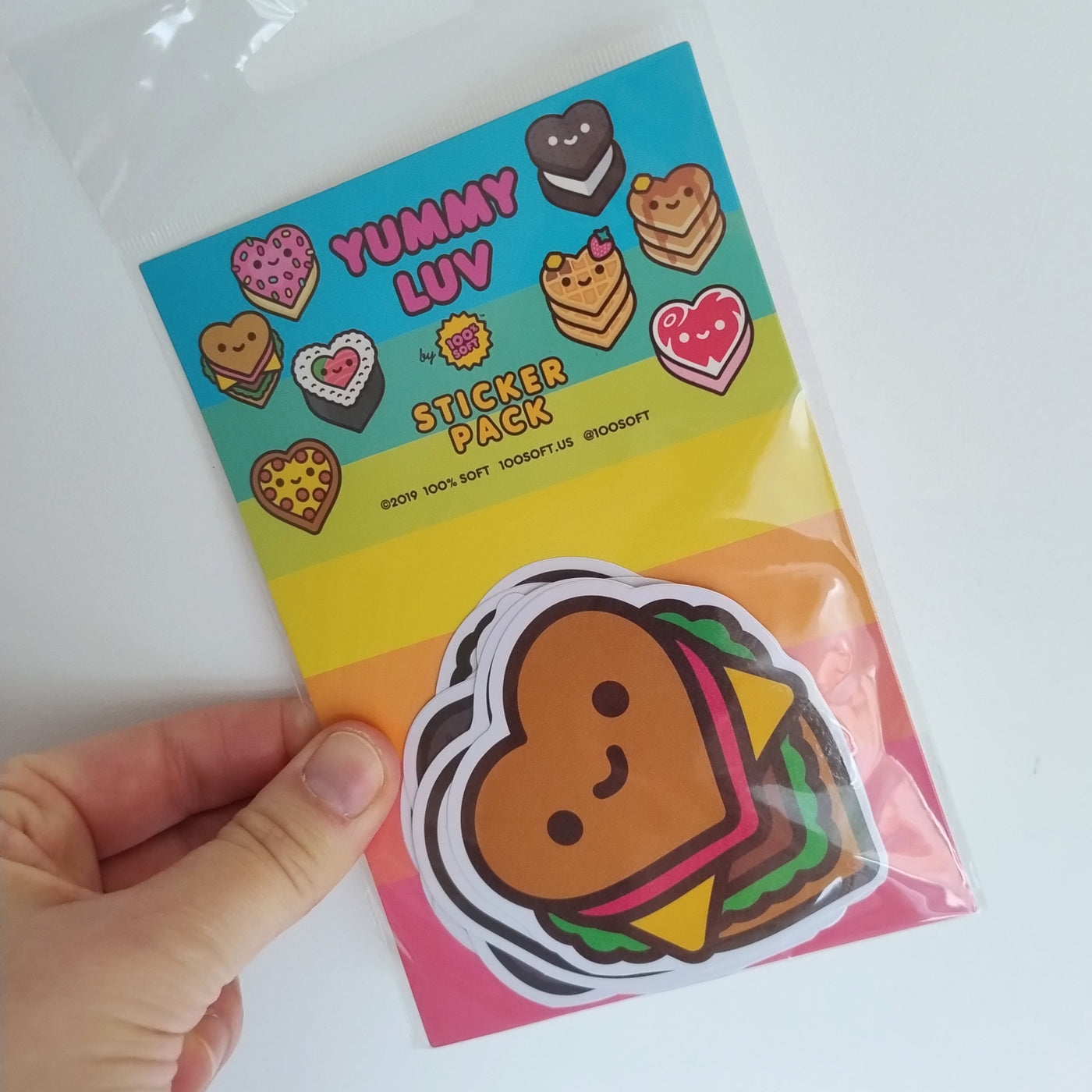 Yummy Luv Vinyl Stickers 8 Pack