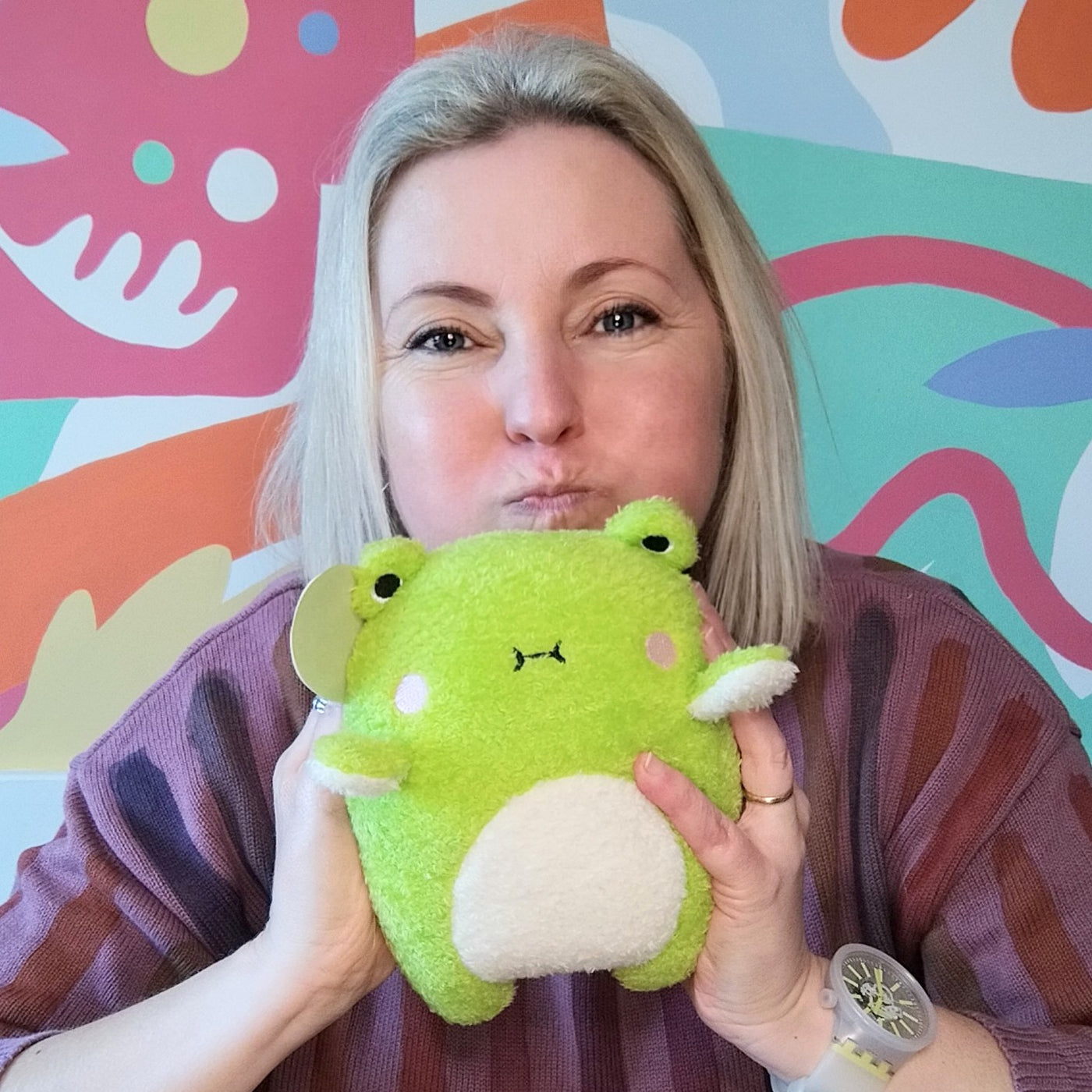 Riceribbit Frog Plush (24cm)