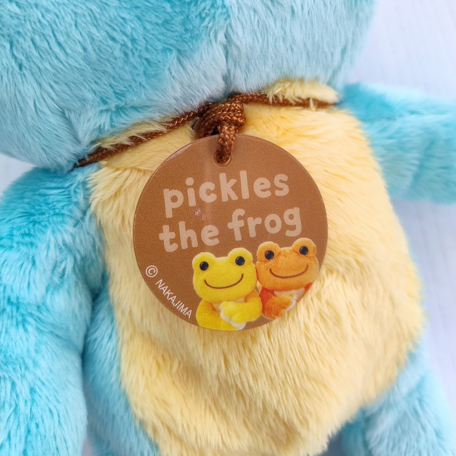 Blue/Multi Pickles the Frog Photo Plush (26cm)