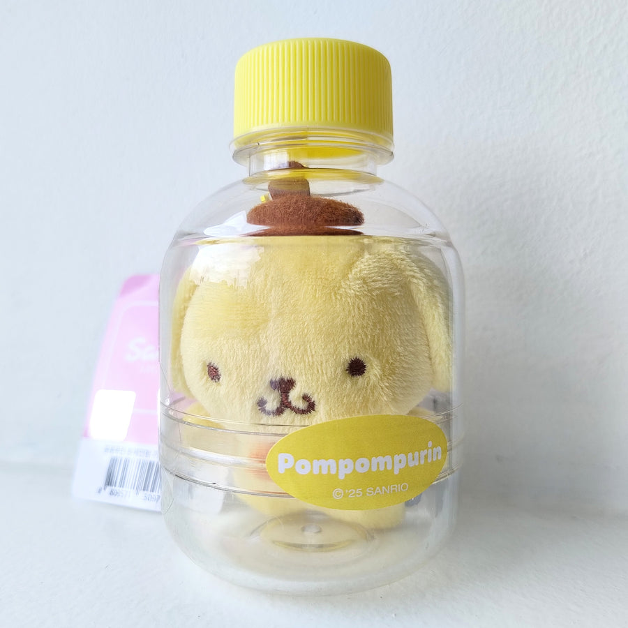 PomPomPurin Mini Bottle Plush Keychain (10 cm)