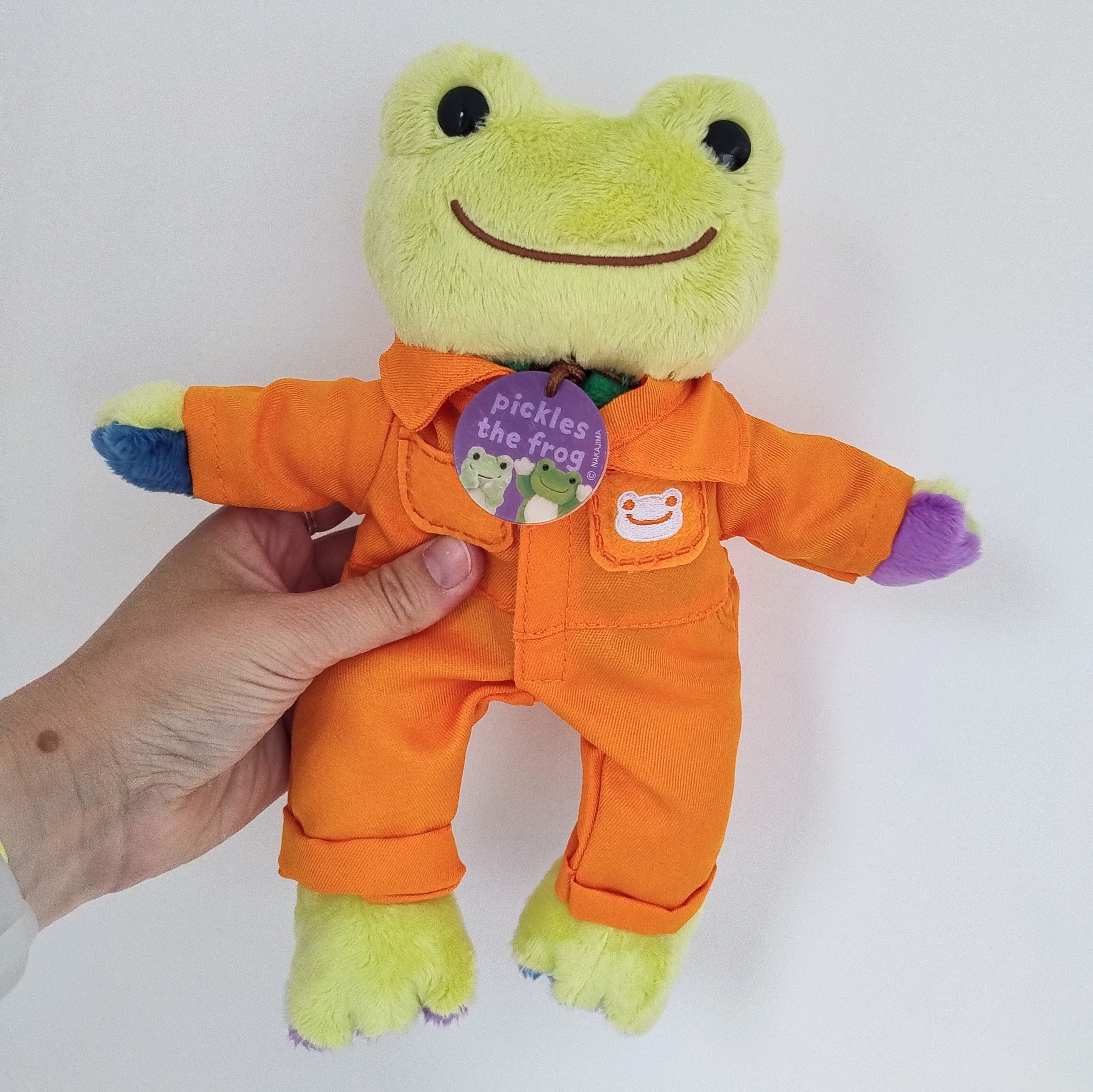 Green/Multi Pickles the Frog Photo Plush (26cm)